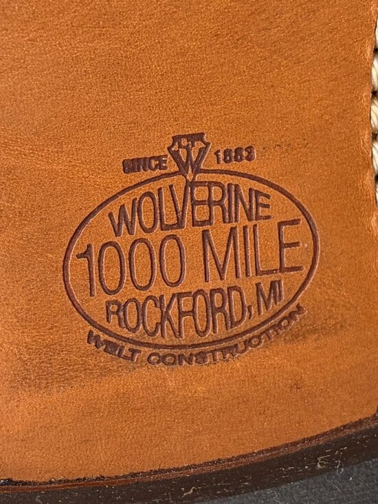 Wolverine 1000 Mile women's Evelyn boots 9.5 B flat ankle lace up leather black - Picture 6 of 9